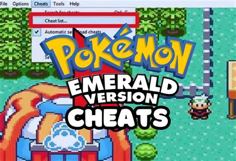 pokemon cheats in pokemon emerald|More.